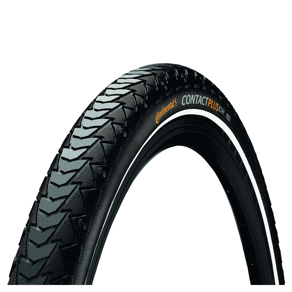 uPRISE Bikes Continental Contact Plus Reflective 700c Hybrid Tyre | Price match, 365 day return s, 18-Month Warranty, Finance Available & Free UK Delivery