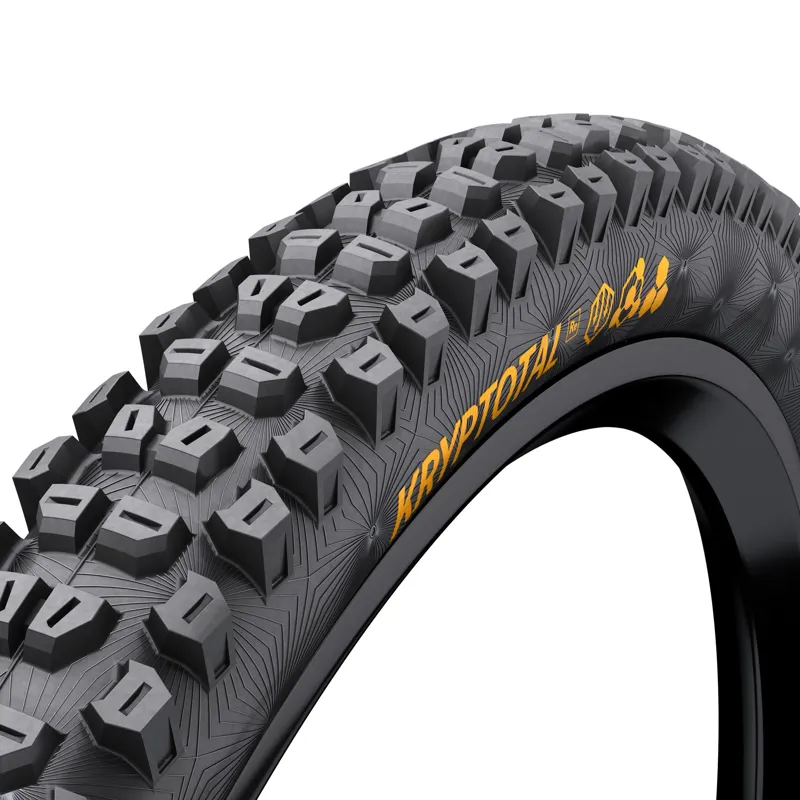 Continental Kryptotal Supersoft Compound Foldable Rear Downhill Tyre - Black-1