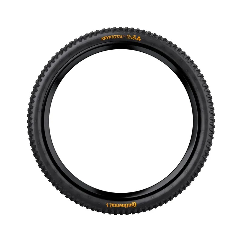 Continental Kryptotal Supersoft Compound Foldable Rear Downhill Tyre - Black-2