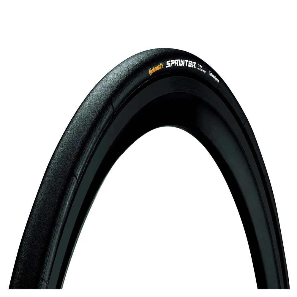 uPRISE Bikes Continental Sprinter Tubular Road Tyre - Black | Price match, 365 day return s, 18-Month Warranty, Finance Available & Free UK Delivery