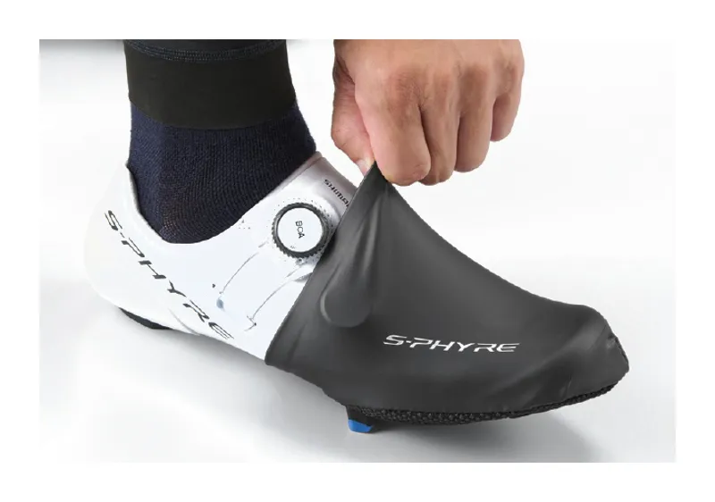 Shimano S-Phyre Toe Shoe Covers - Black-3