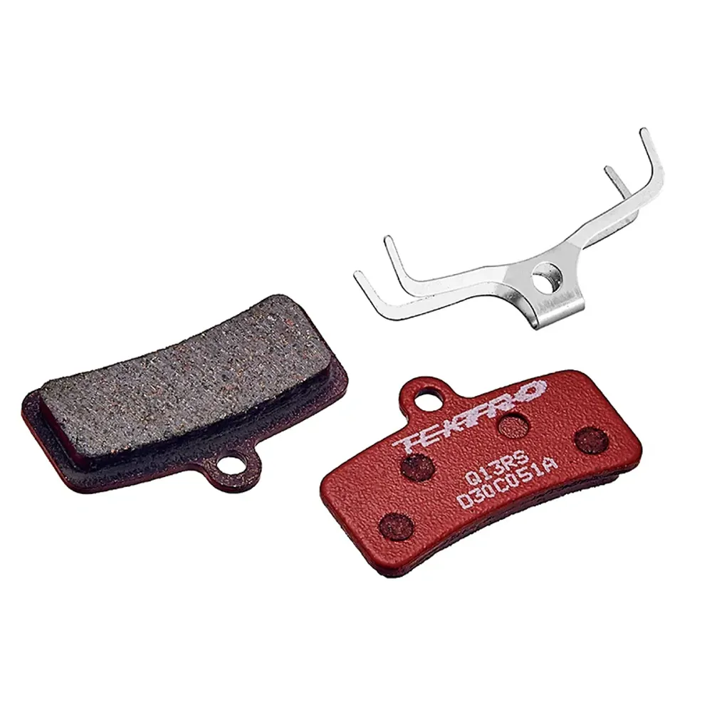 uPRISE Bikes Tektro Q13RS 4 Piston Thick Red 5mm Disc Brake Pads | Price match, 365 day returns, 18-Month Warranty, Finance Available & Free UK Delivery