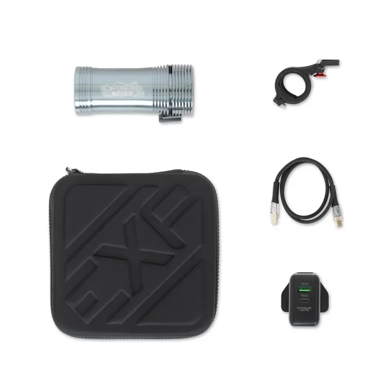 Exposure Toro 16 3850 Lumen USB Front Light - Silver-1