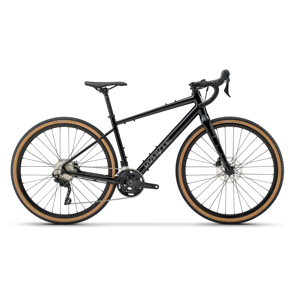 uPRISE Bikes Whyte Bikes Whyte Tourus 2025 Gravel Road Bike - Black/Silver | Price match, 365 day return s, 18-Month Warranty, Finance Available & Free UK Delivery