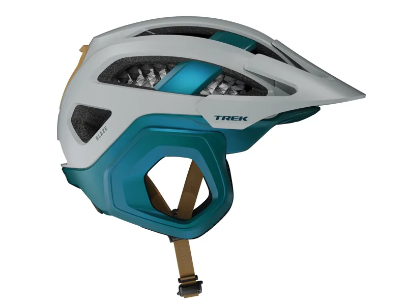 Trek Blaze WaveCel MTB Helmet - Gravel/Dark Aquatic-4