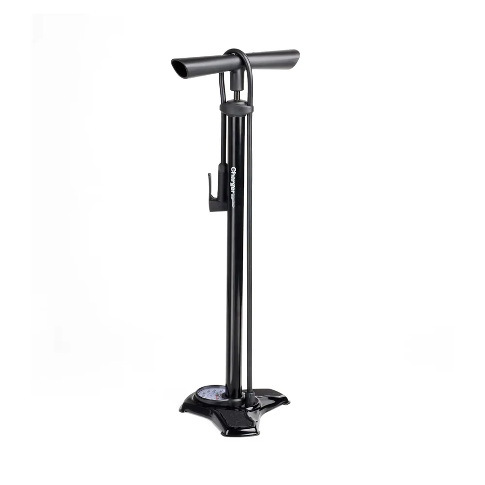 uPRISE Bikes Trek Charger Floor Pump - 160psi - Black | Price match, 365 day returns, 18-Month Warranty, Finance Available & Free UK Delivery