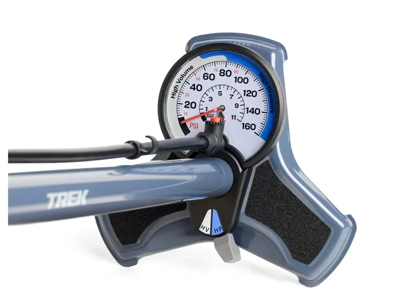 Trek Dual Charger Floor Pump - Catalina Fog-2