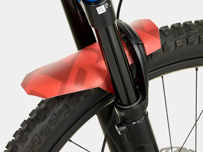 Trek Enduro Front Mudguard - Rage Red-1