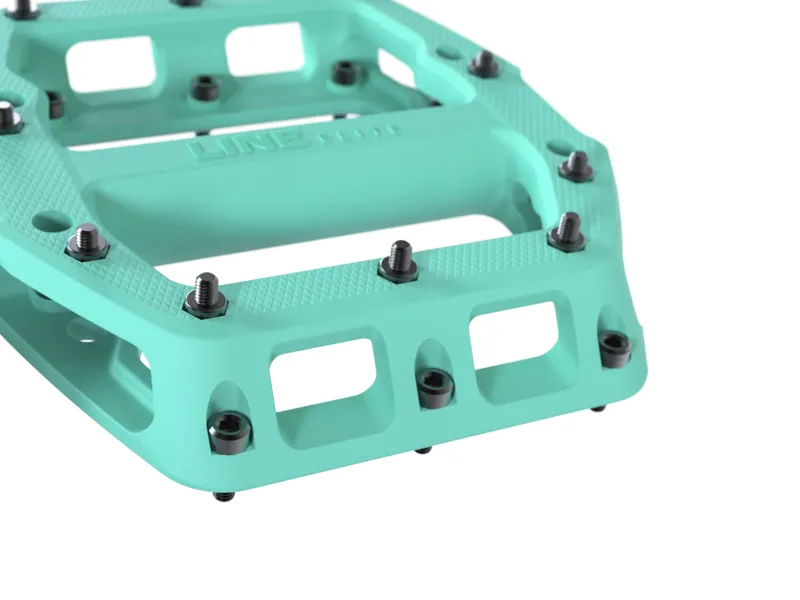 Trek Line Elite Flat MTB Pedals - Miami Green-1