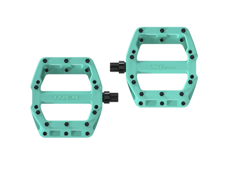 Trek Line Elite Flat MTB Pedals - Miami Green-3