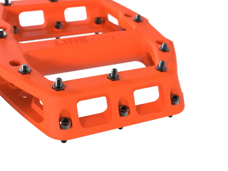 Trek Line Elite Flat MTB Pedals - Orange-1