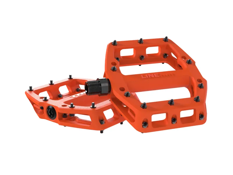 Trek Line Elite Flat MTB Pedals - Orange