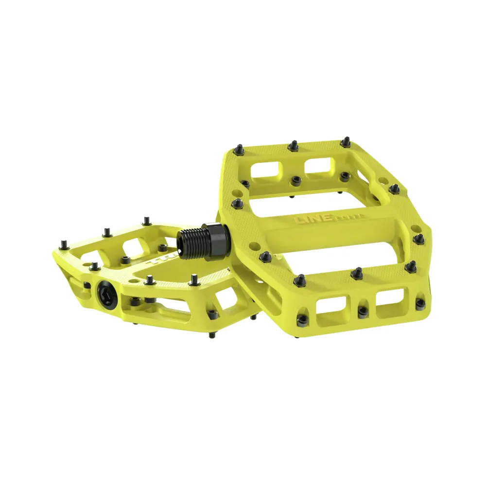 uPRISE Bikes Trek Line Elite Flat MTB Pedals - Volt | Price match, 365 day return s, 18-Month Warranty, Finance Available & Free UK Delivery