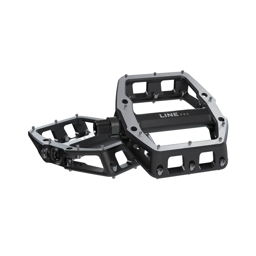 uPRISE Bikes Trek Line Pro Flat MTB Pedals - Black | Price match, 365 day return s, 18-Month Warranty, Finance Available & Free UK Delivery