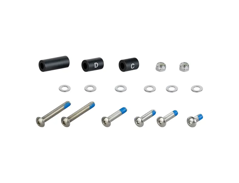 Trek Fender/Rack Mounting Hardware for Powerfly - 27.5 inch - Black