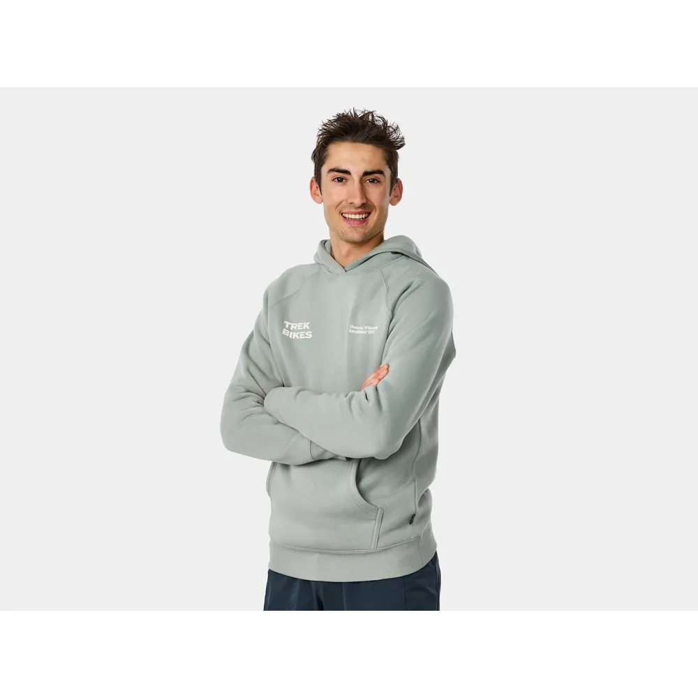 uPRISE Bikes Trek Right Stacked Unisex Hoodie - Sage Grey | Price match, 365 day returns, 18-Month Warranty, Finance Available & Free UK Delivery