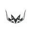 Troy Lee A2 Helmet Replacement Visor - Black/White