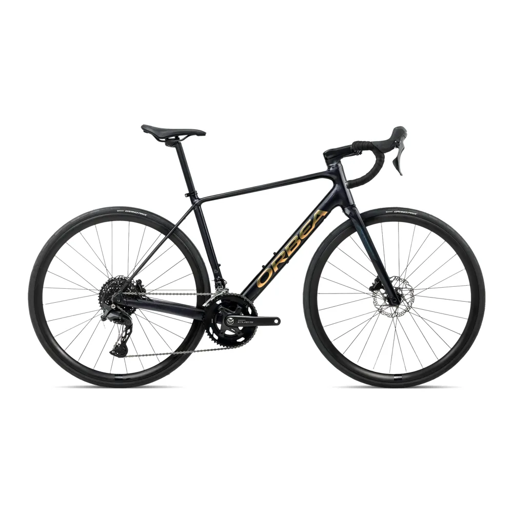 uPRISE Bikes Orbea Avant H50 2027 Endurance Road Bike - Black/Titan Gold | Price match, 365 day returns, 18-Month Warranty, Finance Available & Free UK Delivery