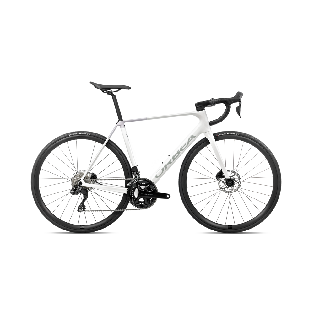 uPRISE Bikes Orbea Orca M30i 2027 Carbon Road Bike - Iris White/Lilac | Price match, 365 day returns, 18-Month Warranty, Finance Available & Free UK Delivery