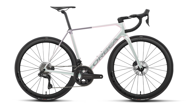 Orbea Orca M20i Team 2027 Carbon Road Bike - Iris White/Lilac