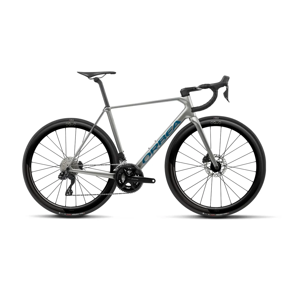 uPRISE Bikes Orbea Orca M30i LTD PWR 2027 Carbon Road Bike - Spark Silver/Grey | Price match, 365 day returns, 18-Month Warranty, Finance Available & Free UK Delivery