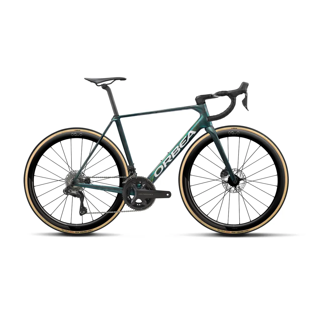 uPRISE Bikes Orbea Orca M20i LTD PWR 2027 Carbon Road Bike - Escape Green/Carbon | Price match, 365 day returns, 18-Month Warranty, Finance Available & Free UK Delivery