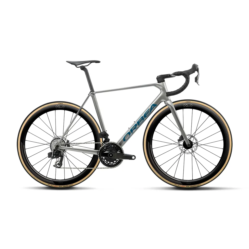 uPRISE Bikes Orbea Orca M21e LTD PWR 2027 Carbon Road Bike - Spark Silver/Grey | Price match, 365 day returns, 18-Month Warranty, Finance Available & Free UK Delivery