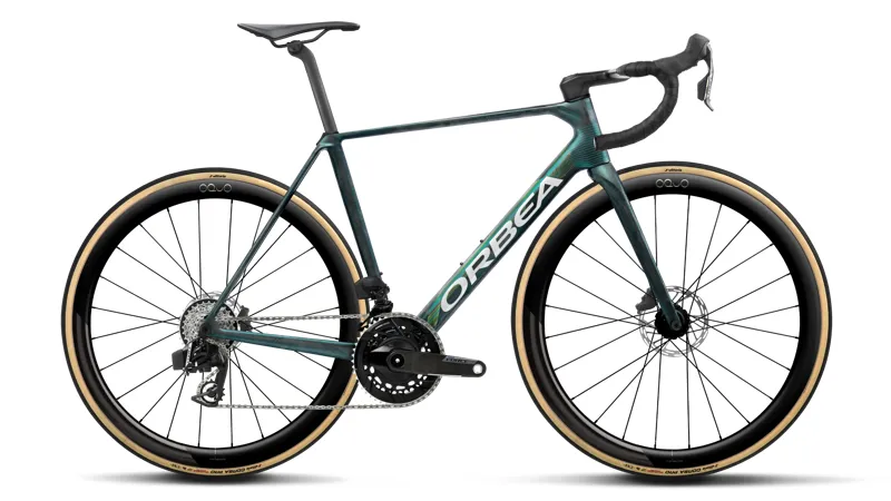 Orbea Orca M21e LTD PWR 2027 Carbon Road Bike - Escape Green/Carbon