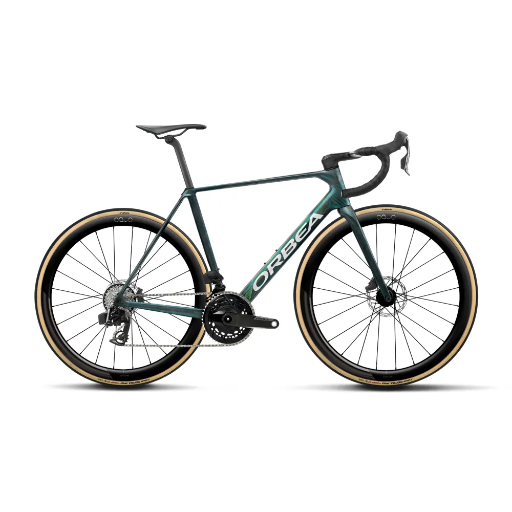 uPRISE Bikes Orbea Orca M21e LTD PWR 2027 Carbon Road Bike - Escape Green/Carbon | Price match, 365 day returns, 18-Month Warranty, Finance Available & Free UK Delivery