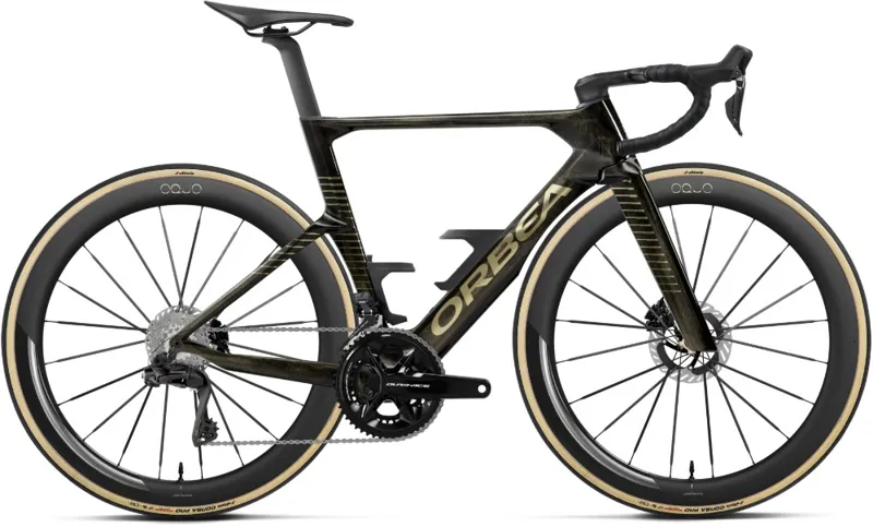 Orbea Orca Aero M10i LTD PWR 2027 Carbon Aero Road Bike - Magic Gold Carbon