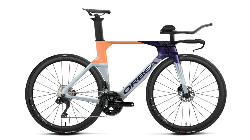Orbea Ordu M30i LTD 2027 Carbon Triathlon Bike - Halo Silver/Tanzanite