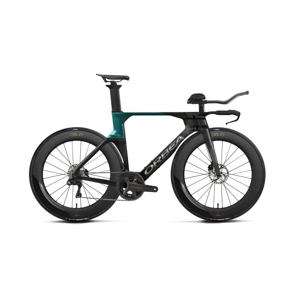 uPRISE Bikes Orbea Ordu M20i LTD 2027 Carbon Triathlon Bike - Diamond Carbon/Green | Price match, 365 day returns, 18-Month Warranty, Finance Available & Free UK Delivery