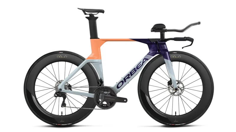 Orbea Ordu M20i LTD 2027 Carbon Triathlon Bike - Halo Silver/Tanzanite