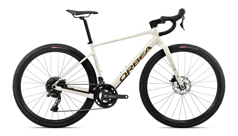 Orbea Terra H50 2027 Gravel Road Bike - Ivory White/Olive Green
