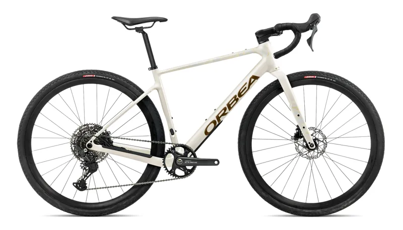 Orbea Terra H40 1X 2027 Gravel Road Bike - Ivory White/Olive Green