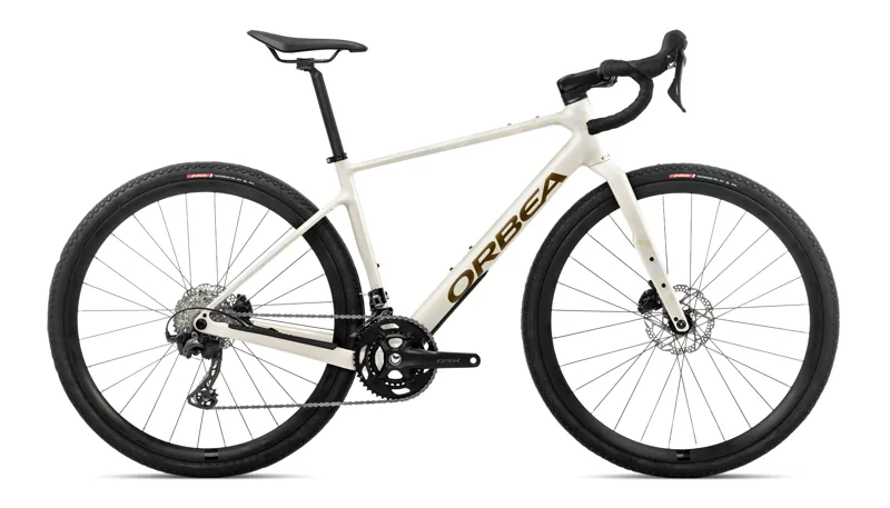 Orbea Terra H30 2027 Gravel Road Bike - Ivory White/Olive Green