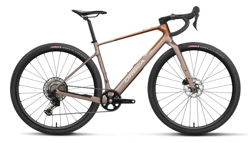 Orbea Terra M30 Team 1X 2027 Carbon Gravel Road Bike - Nickel/Cinamon