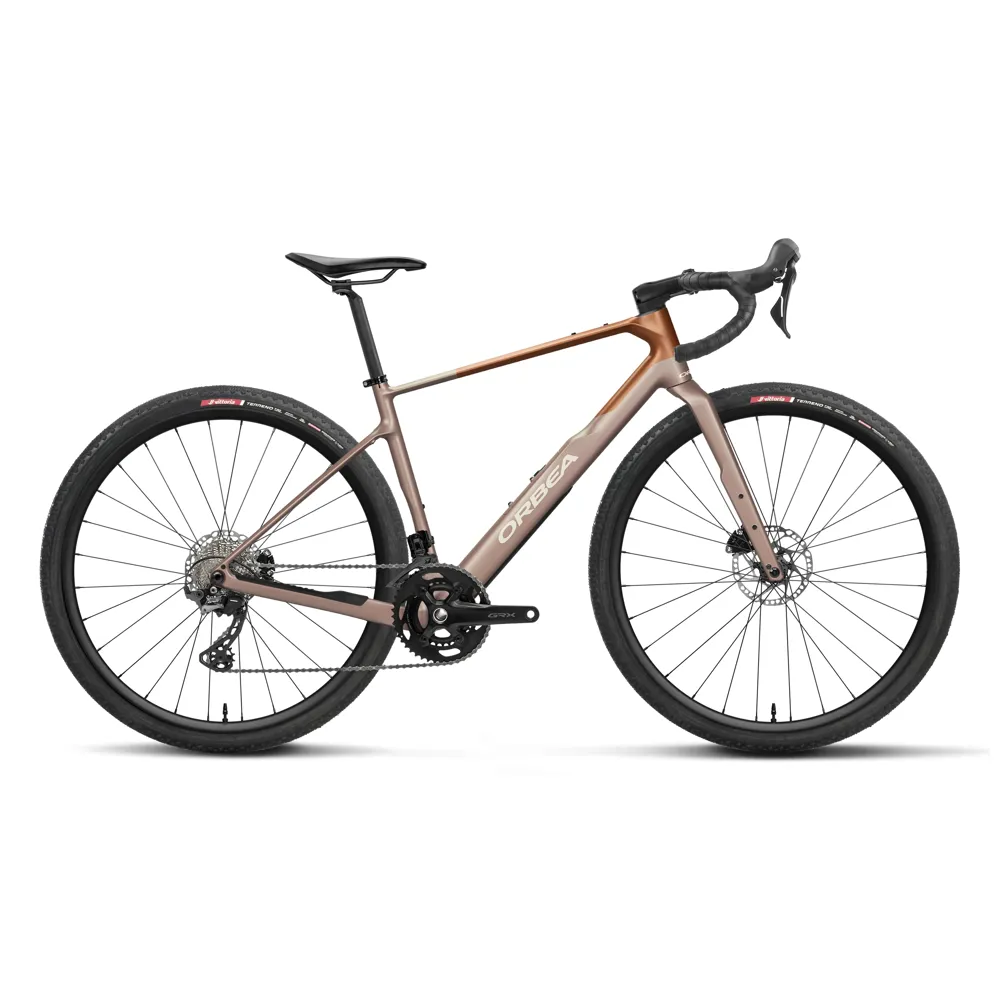 uPRISE Bikes Orbea Terra M30 Team 2027 Carbon Gravel Road Bike - Nickel/Cinamon | Price match, 365 day returns, 18-Month Warranty, Finance Available & Free UK Delivery