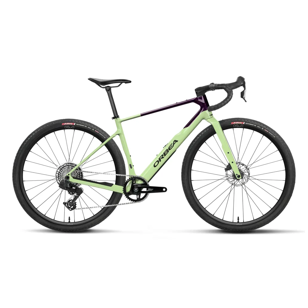 uPRISE Bikes Orbea Terra M31e Team 1X 2027 Carbon Gravel Road Bike - Acid Gum/Purple | Price match, 365 day returns, 18-Month Warranty, Finance Available & Free UK Delivery