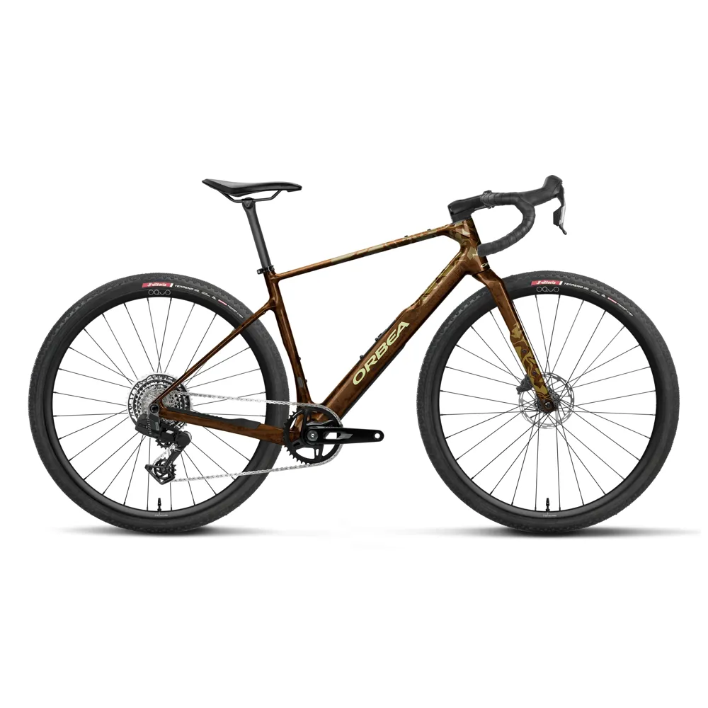 uPRISE Bikes Orbea Terra M31e Team 1X 2027 Carbon Gravel Road Bike - Caramel Carbon | Price match, 365 day returns, 18-Month Warranty, Finance Available & Free UK Delivery