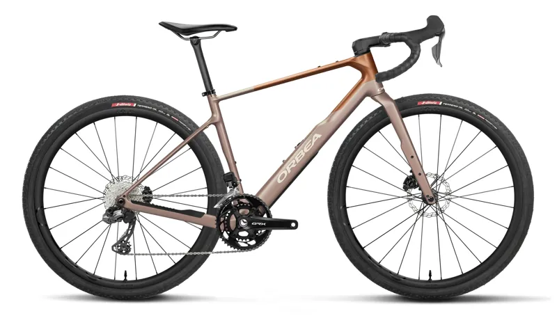 Orbea Terra M20i Team 2027 Carbon Gravel Road Bike - Nickel/Cinamon