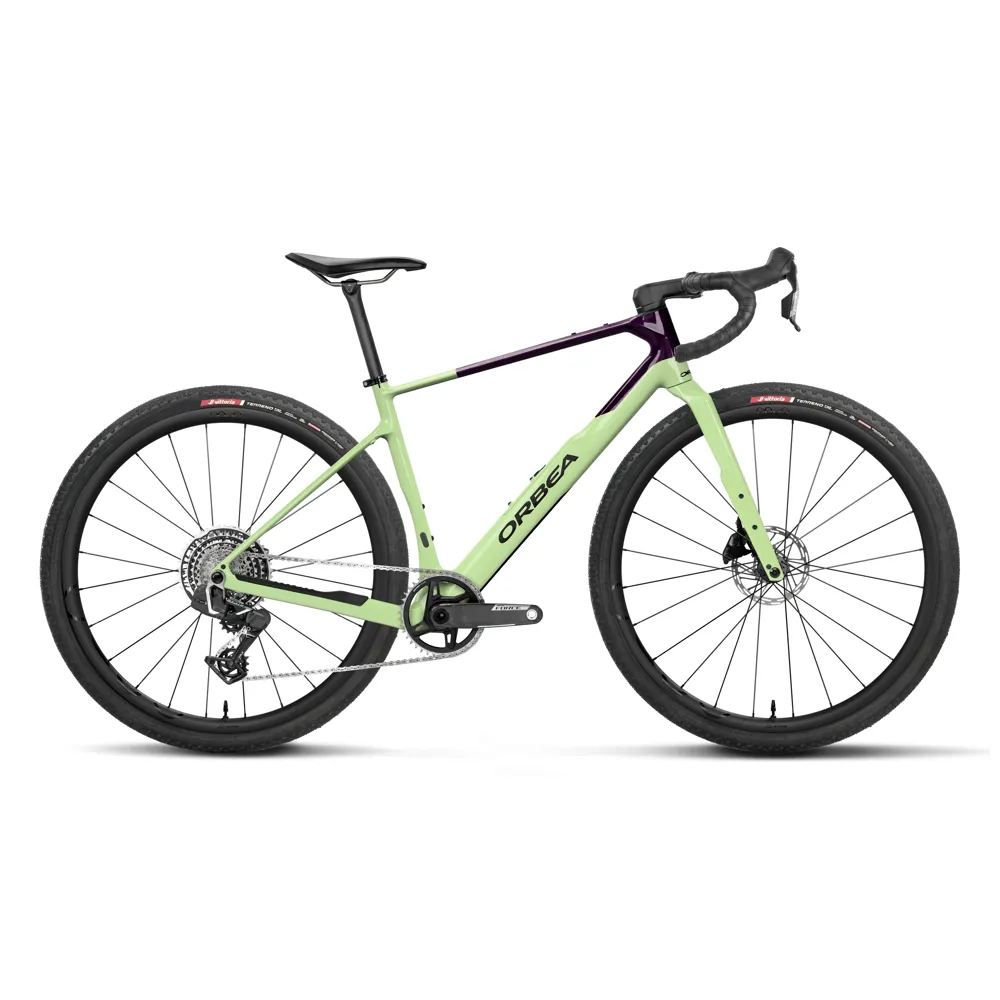 uPRISE Bikes Orbea Terra M21e Team 1X 2027 Carbon Gravel Road Bike - Acid Gum/Purple | Price match, 365 day returns, 18-Month Warranty, Finance Available & Free UK Delivery