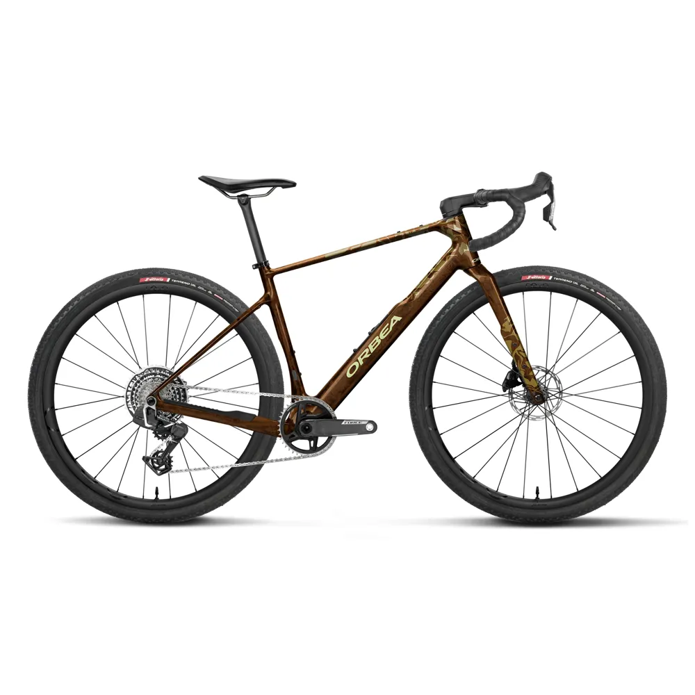 uPRISE Bikes Orbea Terra M21e Team 1X 2027 Carbon Gravel Road Bike - Caramel Carbon | Price match, 365 day returns, 18-Month Warranty, Finance Available & Free UK Delivery
