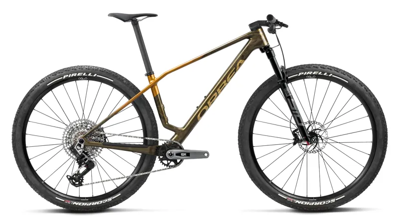 Orbea Alma M-Pro 2027 Carbon Hardtail Mountain Bike - Caramel Carbon