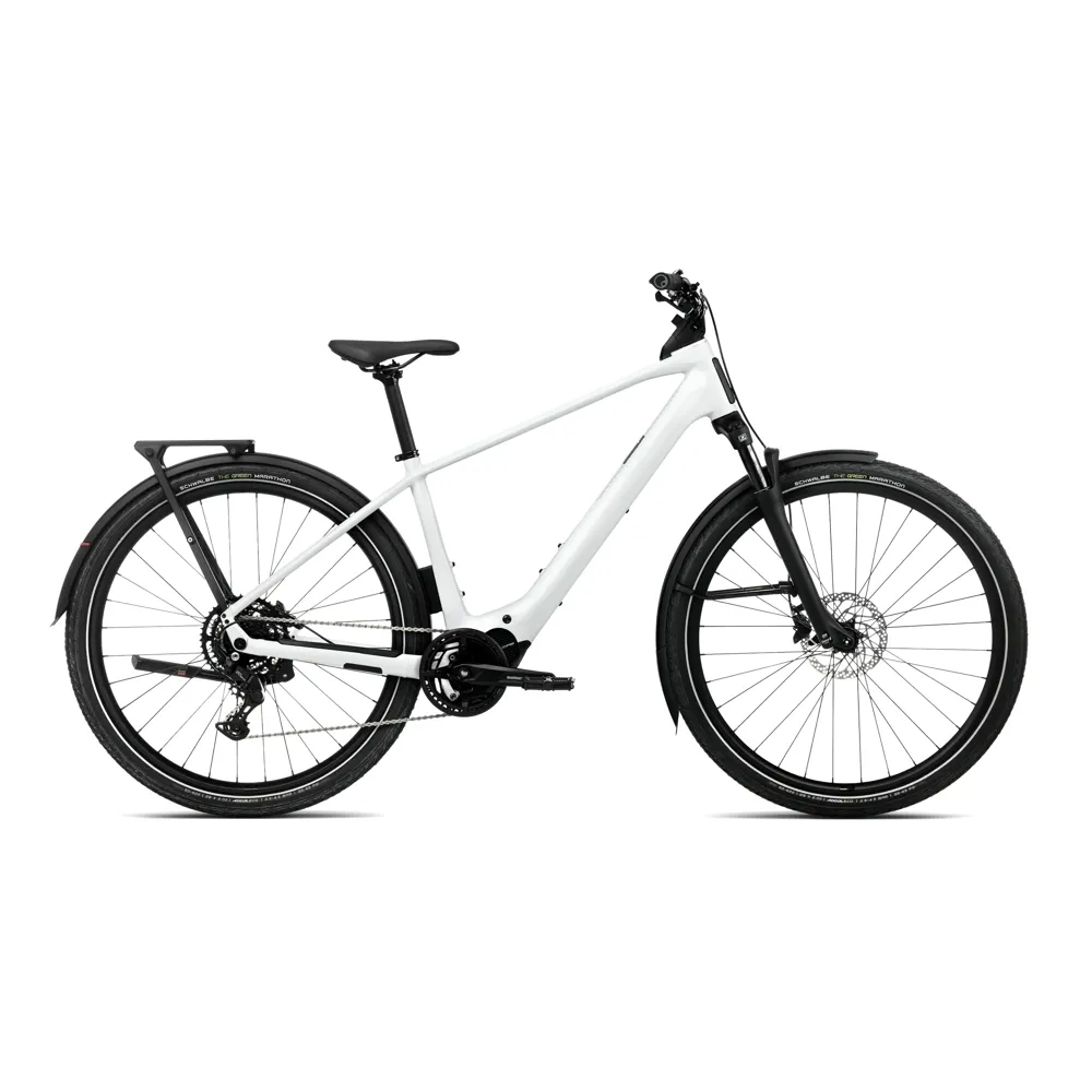uPRISE Bikes Orbea Kemen Tour 30 540wh 2027 Electric Hybrid Bike - White Chic | Price match, 365 day returns, 18-Month Warranty, Finance Available & Free UK Delivery