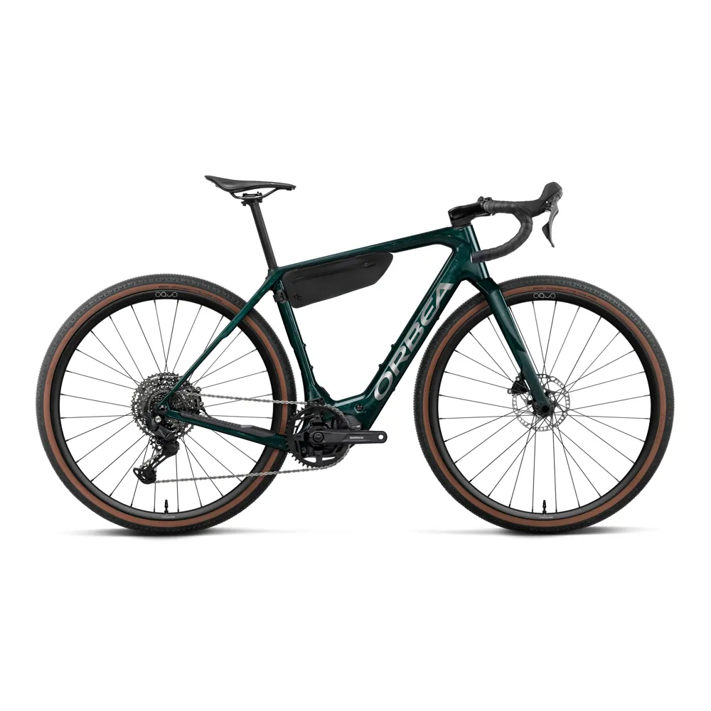 uPRISE Bikes Orbea Denna M40 420Wh 2027 Electric Gravel Road Bike - Escape Green | Price match, 365 day returns, 18-Month Warranty, Finance Available & Free UK Delivery