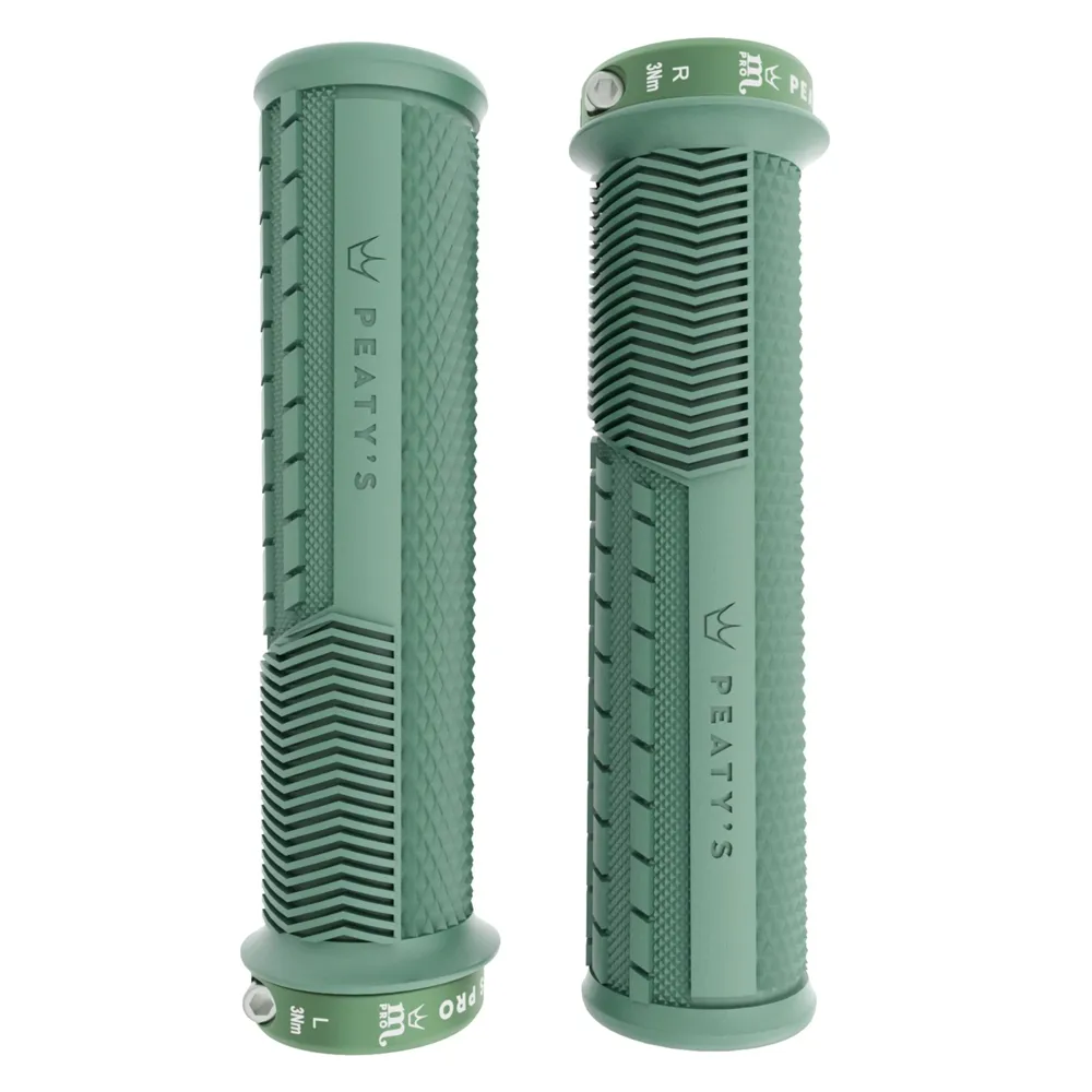uPRISE Bikes Peatys Peaty's Monarch Pro Grips - Knurl - Thin - Mint Green | Price match, 365 day returns, 18-Month Warranty, Finance Available & Free UK Delivery