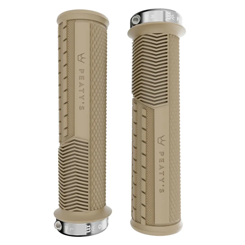 uPRISE Bikes Peatys Peaty's Monarch Pro Grips - Knurl - Thick - Sage | Price match, 365 day returns, 18-Month Warranty, Finance Available & Free UK Delivery