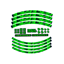 Race Face Wheel Decal Kit - Neon Green