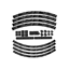 Race Face Wheel Decal Kit - Grey